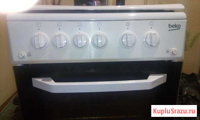 Б/У газовая плита beko(50*50*85) Нижнекамск - изображение 1