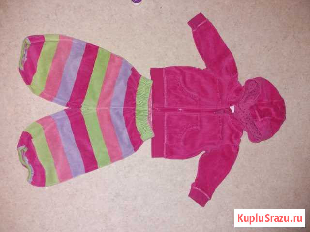 Кофточка велюровая р.68 Lindex Выборг - изображение 1