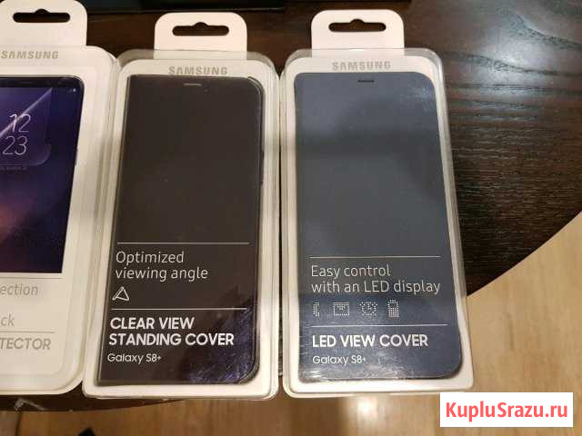 Оригинальные чехлы-книжки на SAMSUNG S8+ Всеволожск - изображение 1