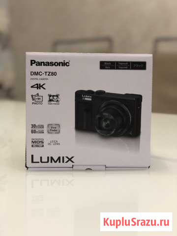 Новая Цифровая фотокамера lumix DMC-TZ80 Барнаул - изображение 1