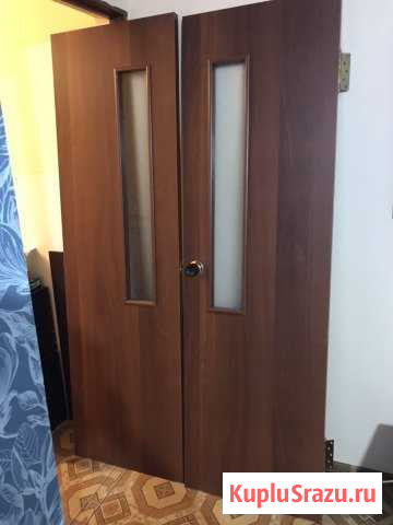 Межкомнатная дверь 60*200см 2шт Благовещенск - изображение 1