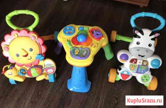 Ходунки-толокары, музыкальный столик Fisher Price Благовещенск