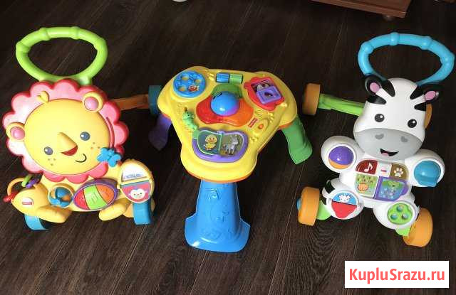 Ходунки-толокары, музыкальный столик Fisher Price Благовещенск - изображение 1