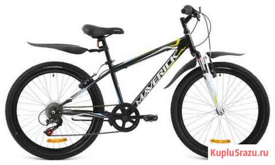 Велосипед подростковый MTB Maverick k42 черный Уфа