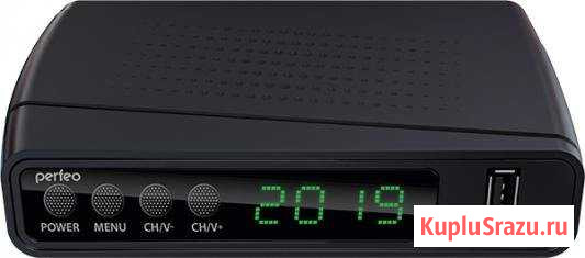 Цифровой ресивер Perfeo DVB-T2/C приставка stream Брянск - изображение 1