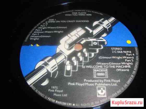 Pink Floyd/Wish You Were Here LP UK import rare Сокол