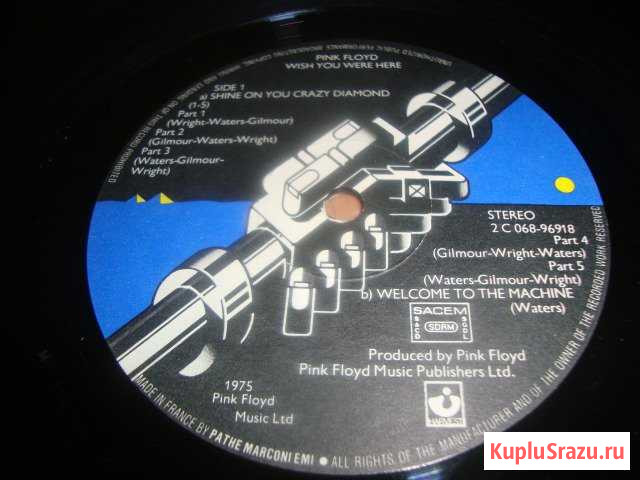 Pink Floyd/Wish You Were Here LP UK import rare Сокол - изображение 1