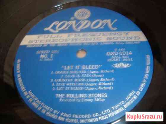 Rolling Stones/Let It Bleed LP Japan Re 1976 mint Сокол