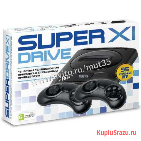 Сега Sega Super Drive 11 (95-in-1) Black Череповец - изображение 1