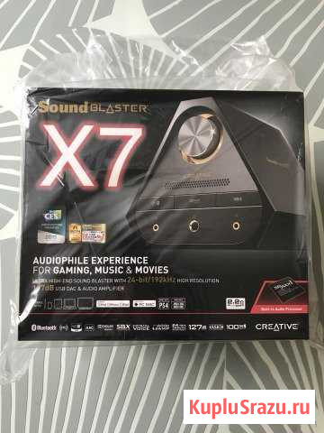 Новая. Звуковая карта SB Creative X7 Вологда - изображение 1
