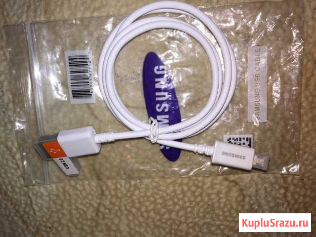 Кабель SAMSUNG micro USB 1 метр(новый) Воронеж - изображение 1