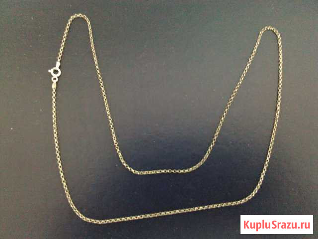 Серебряная цепочка 60 см Ангарск - изображение 1