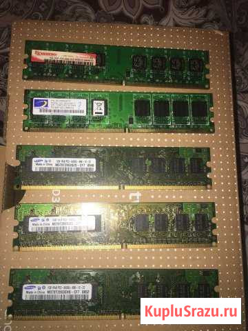 Оперативная память ddr2-1gb каждая Усть-Илимск - изображение 1