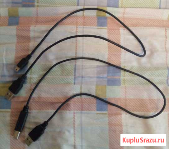 Продаются кабели (USB, в хорошем состоянии ) Воркута - изображение 1