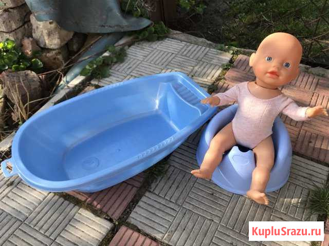 Ванночка и горшок для куклы Курчатов - изображение 1