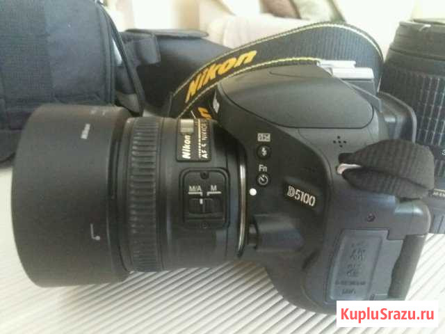 Фотоаппарат nikon D5100, обьективы, вспышка Курск - изображение 1
