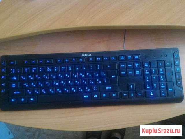 Клавиатура А4tech с подсветкой Липецк - изображение 1