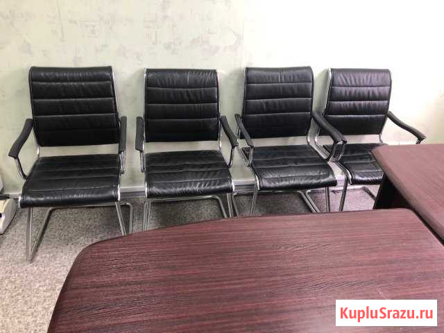Шикарные офисные стулья в переговорную или кабинет Новосибирск - изображение 1