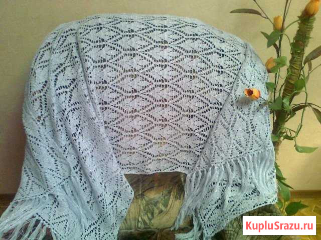 Ажурный палантин крючком Кузнецк - изображение 1