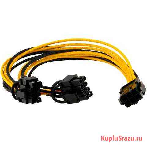 Переходник питания 8pin CPU на 2x 8pin GPU Омск