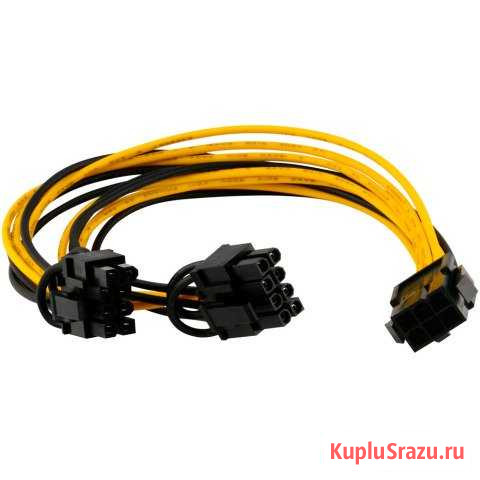 Переходник питания 8pin CPU на 2x 8pin GPU Омск - изображение 1