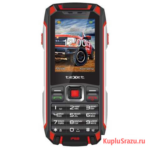 Телефон teXet X-signal TM-515R Black-Red Пермь - изображение 1