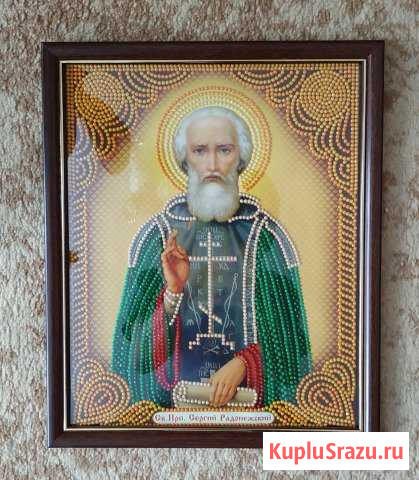 Картина мозаика алмазная Сергий Радонежский Ижевск - изображение 1