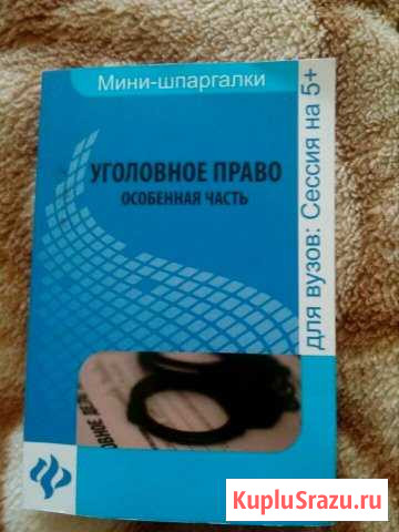 Мини шпаргалка по уголовному праву Ульяновск - изображение 1