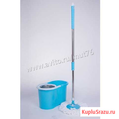 Швабра, ведро со стальной центрифугой easy MOP Ярославль - изображение 1