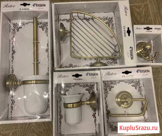 Набор для ванной комнаты (бронза) Красногорск - изображение 1