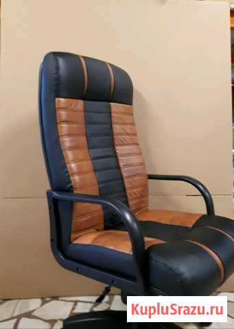 Кожанное комбиеированое кресло Ногинск - изображение 1