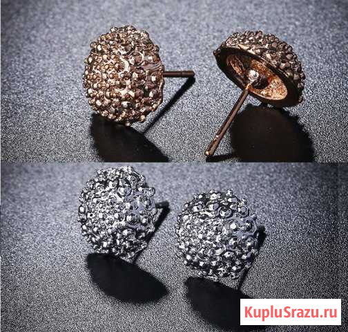 Серьги гвоздики одуванчики Новые Фрязино - изображение 1