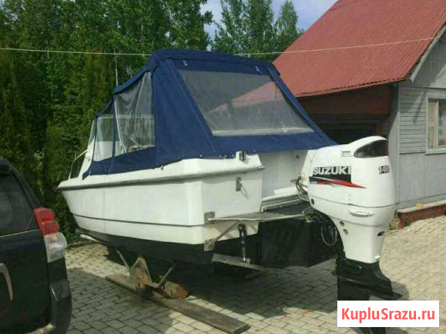 Каютный катер Sigma с мотором Suzuki 140 Дубна - изображение 1
