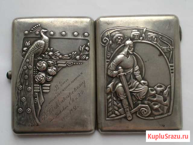 Портсигар. Русский стиль 1951 г Карталы - изображение 1
