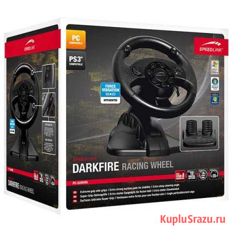 Руль Speedlink Darkfire Racing Wheel for PC & PS3 Краснодар - изображение 1