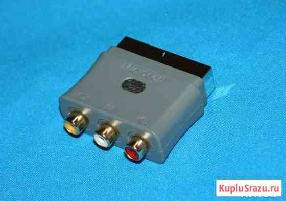 Microsoft xbox360 AV Scart адаптер (серебро) Новороссийск