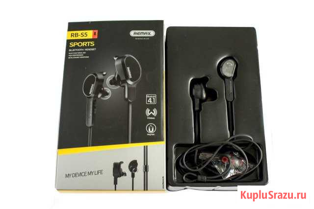 Наушники беспроводные Remax RB-S5 Sporty bluetooth Дзержинск - изображение 1