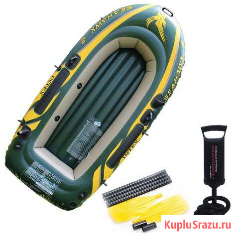Лодка 2-х местная intex seahawk 2 Петропавловск-Камчатский - изображение 1