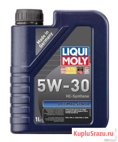 Масло Liqui Moly Optimal Synth 5W30 1л Красноярск - изображение 1