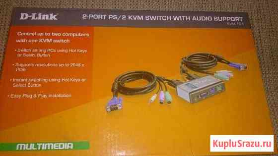 KVM переключатель D-Link KVM-121 (новый в коробке) Ангарск