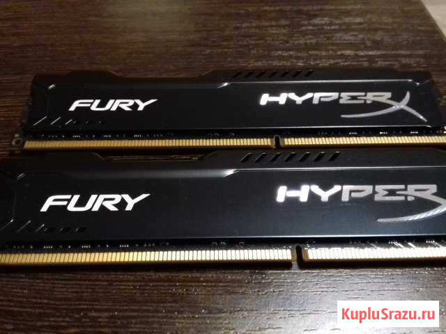 Оперативная память Kingston HyperX fury Нефтекамск - изображение 1