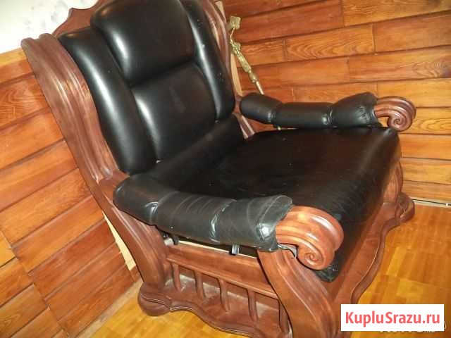 Продам мебель из дерева и кожи Златоуст - изображение 1