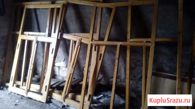 Продаю рамы балкона деревянные Альметьевск - изображение 1