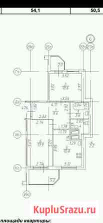 2-к квартира, 54 кв.м., 12/12 эт. Бугры