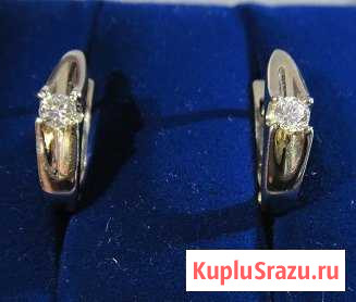 Серьги с бриллиантами Архангельск - изображение 1