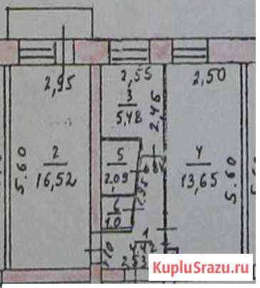 2-к квартира, 43.6 кв.м., 4/5 эт. Лесной