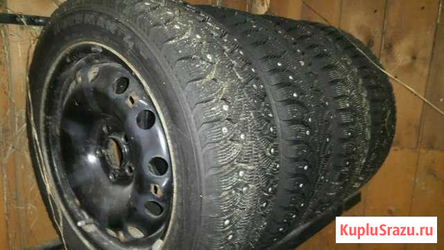 Продам комплект, зимние колеса r15 на дисках vw Всеволожск - изображение 1