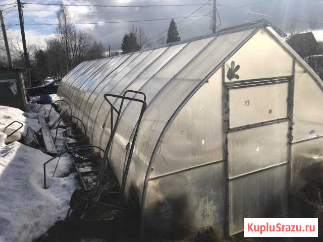 Теплица парник 11 метров с фундаментом - брус и гр Сертолово - изображение 1