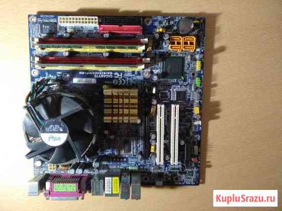 Мат плата gigabyte GA-8I945GMF-RH+процессор intel Вологда