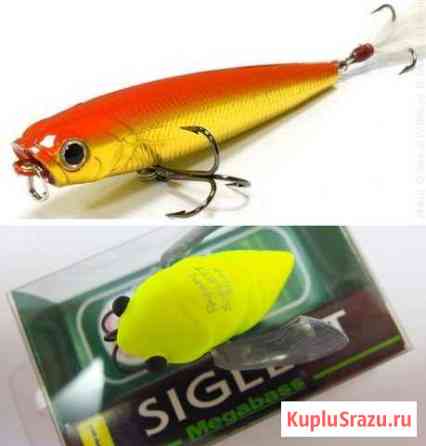 Lucky Craft Gunfish 75 и Megabass Siglett /новые Сыктывкар